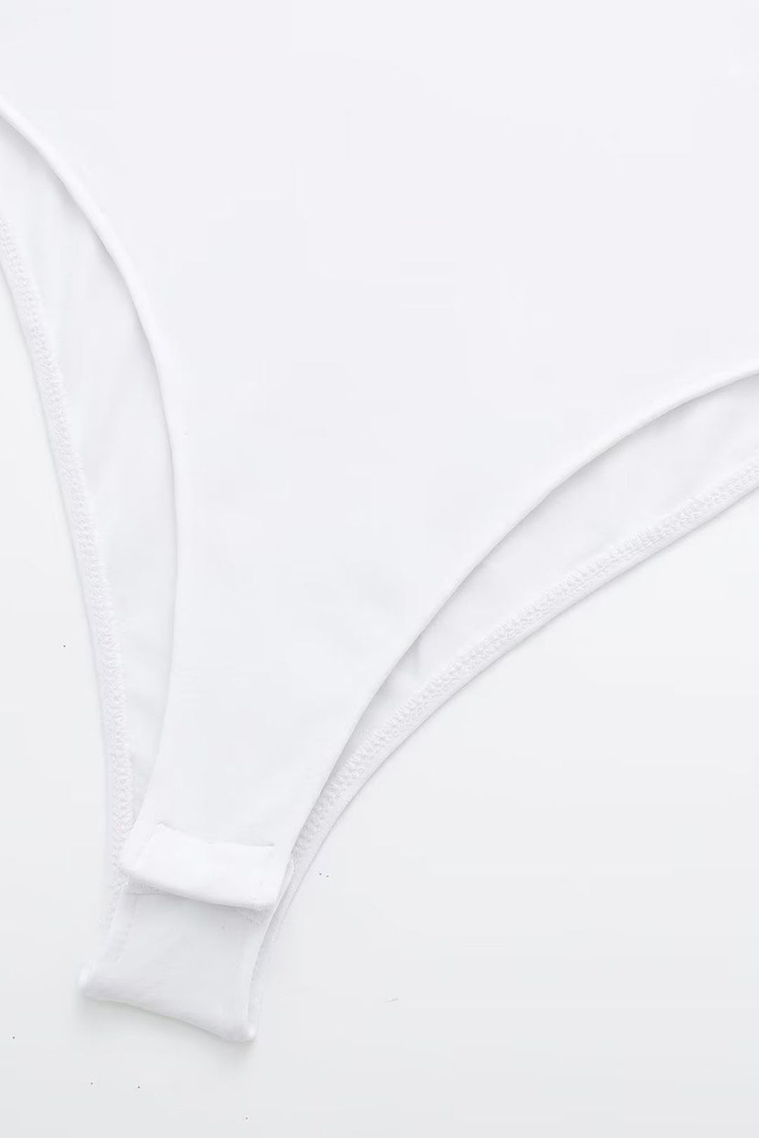 French Slim Fit Halter Collar Bodysuit