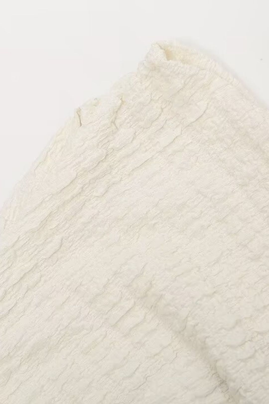 Knitted Textured Tops And Pants Set