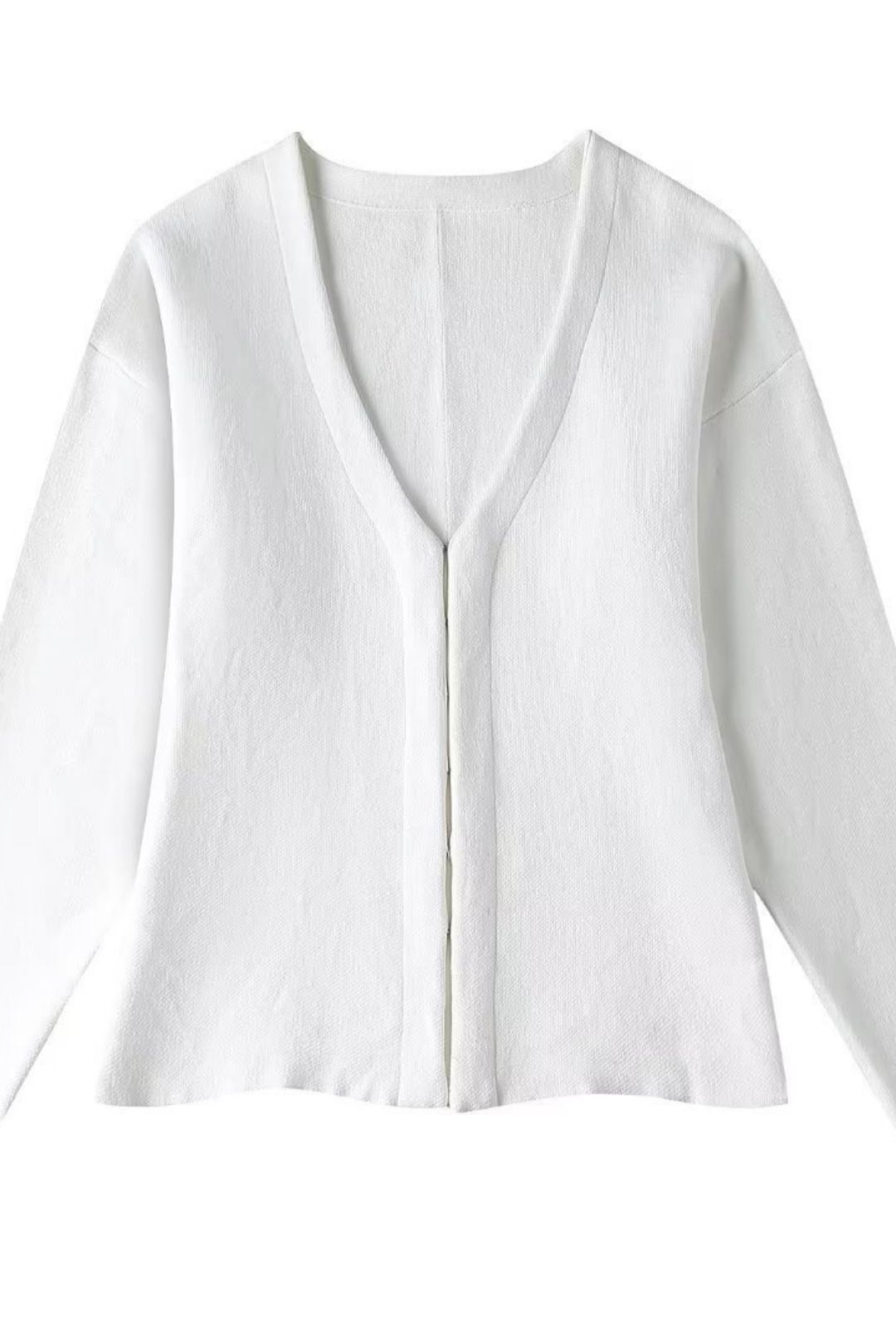 Sleeve Knit Jacket Mini Skirt