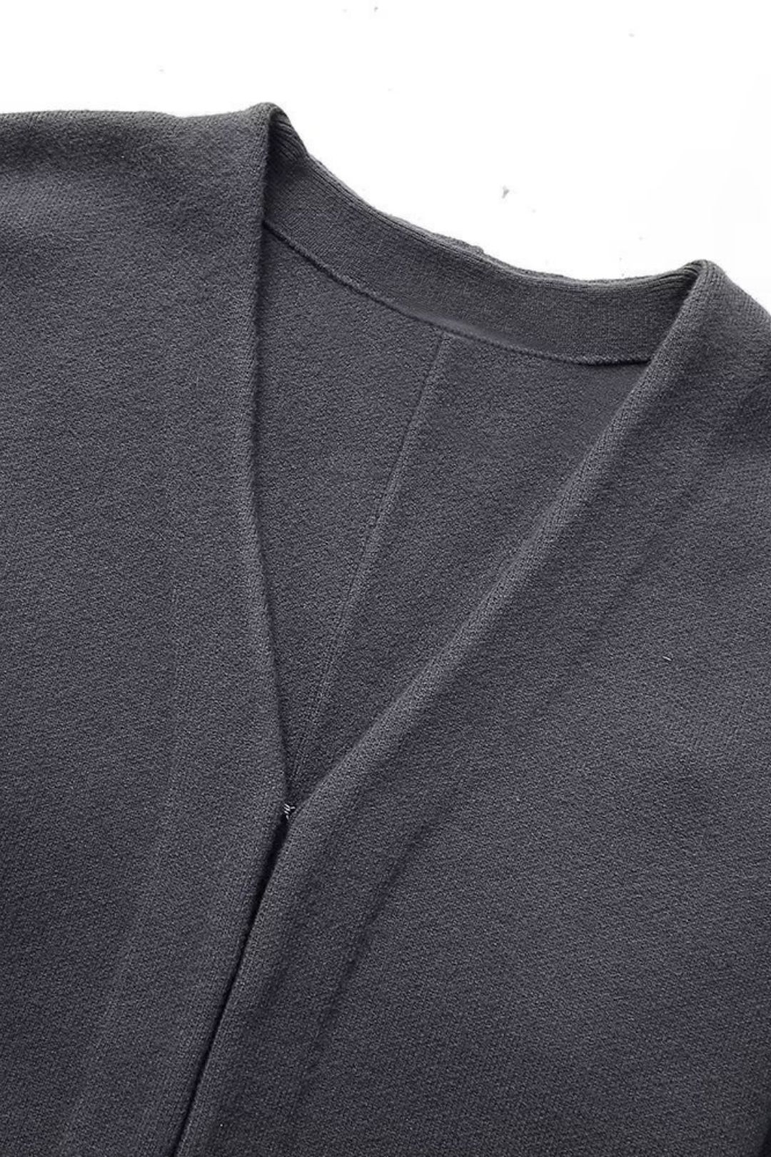 Sleeve Knit Jacket Mini Skirt