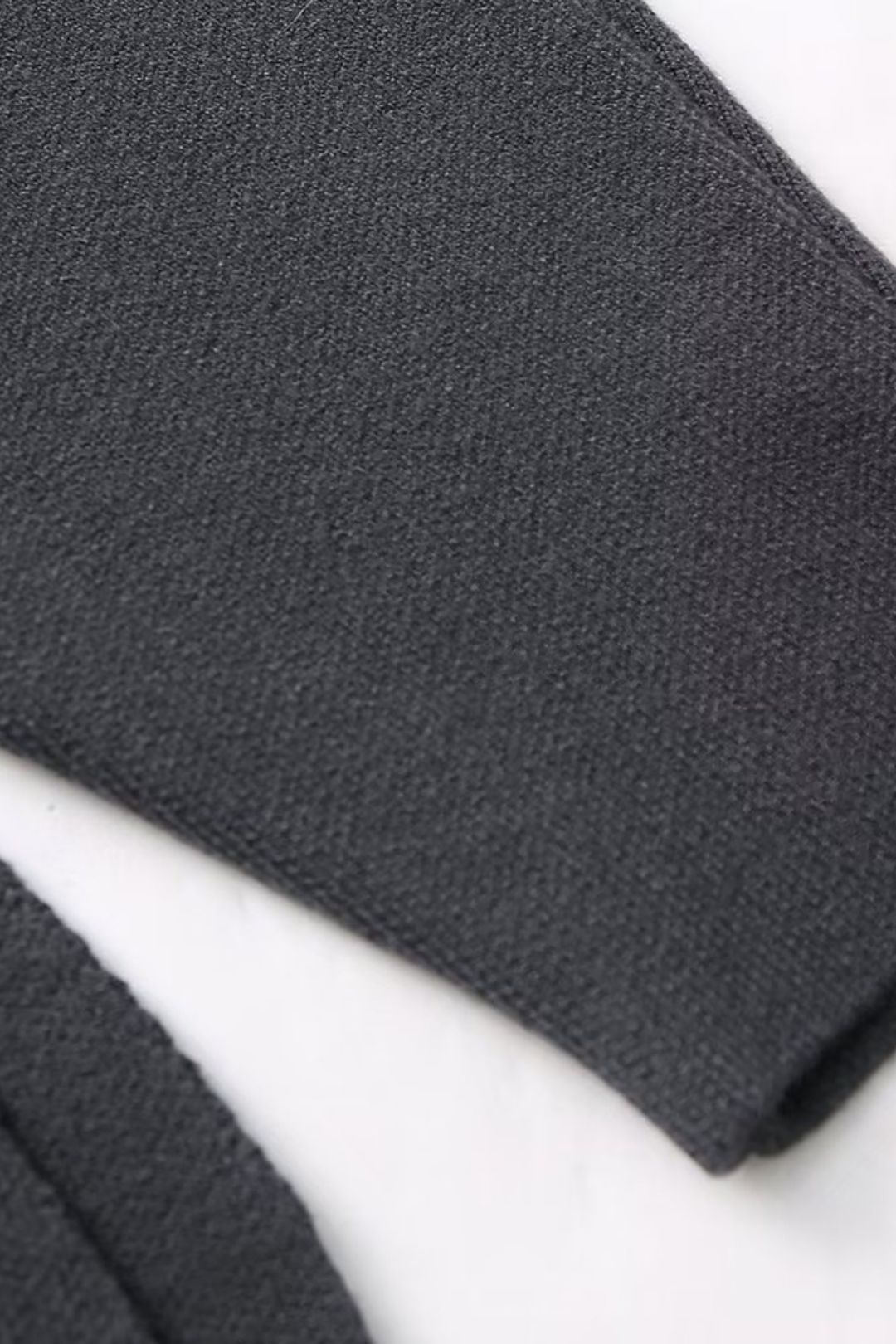 Sleeve Knit Jacket Mini Skirt