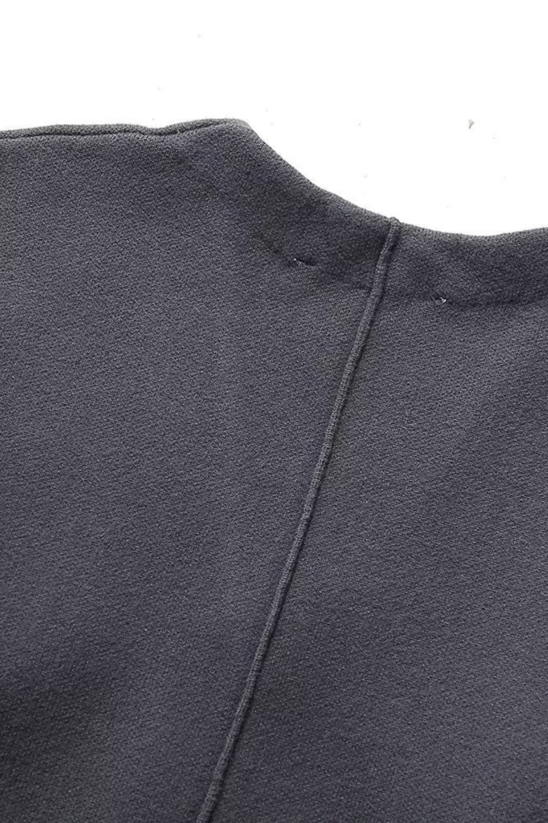 Sleeve Knit Jacket Mini Skirt