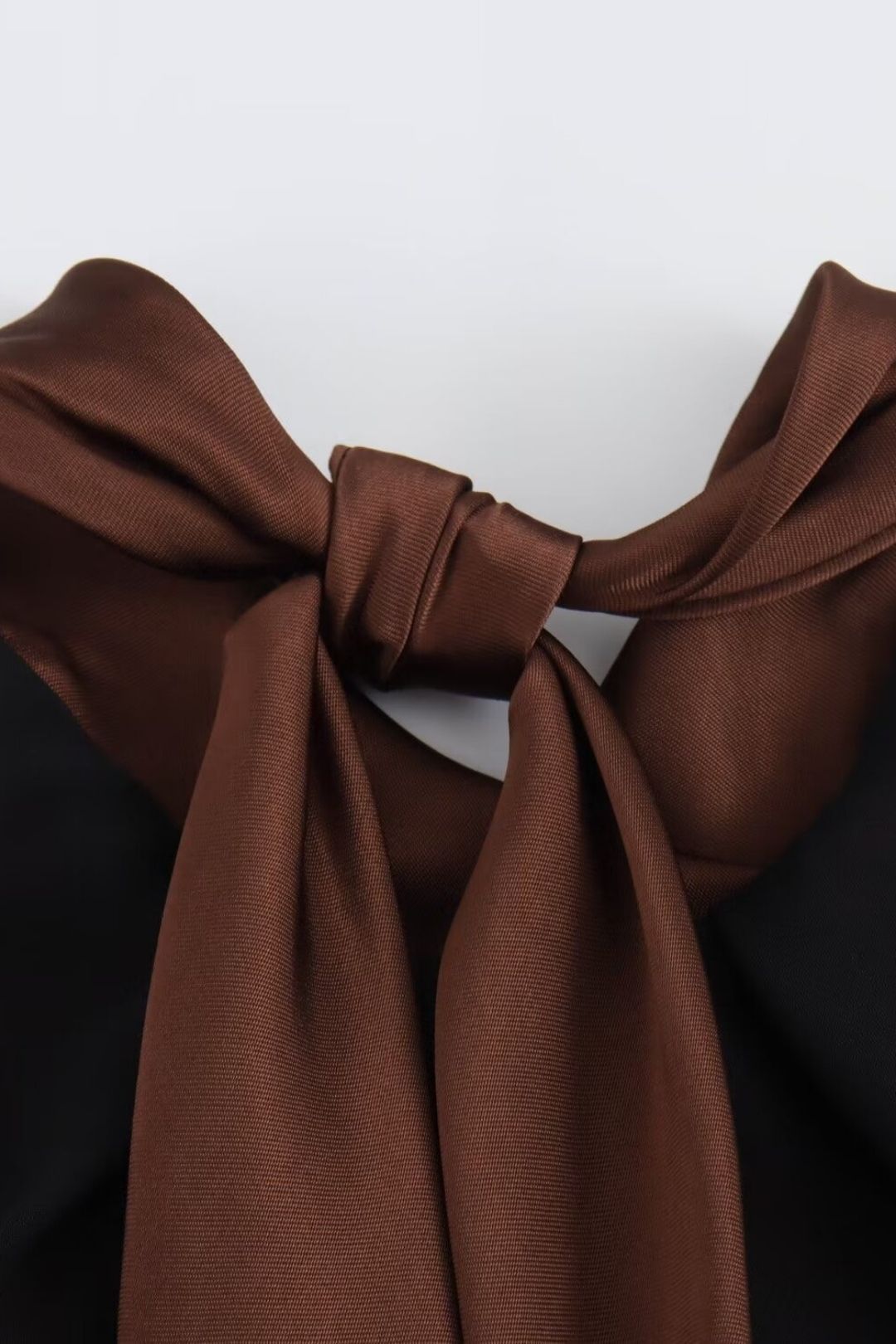 Sleeveless Backless Satin Textured Loose Dress