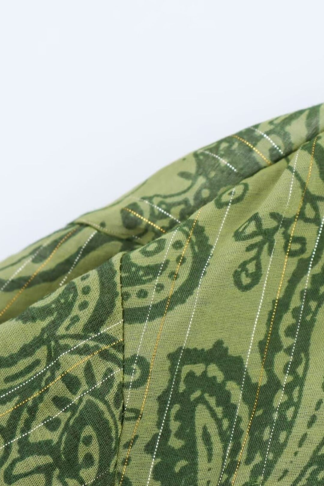 Metallic Color Line Printed Shirt Pants