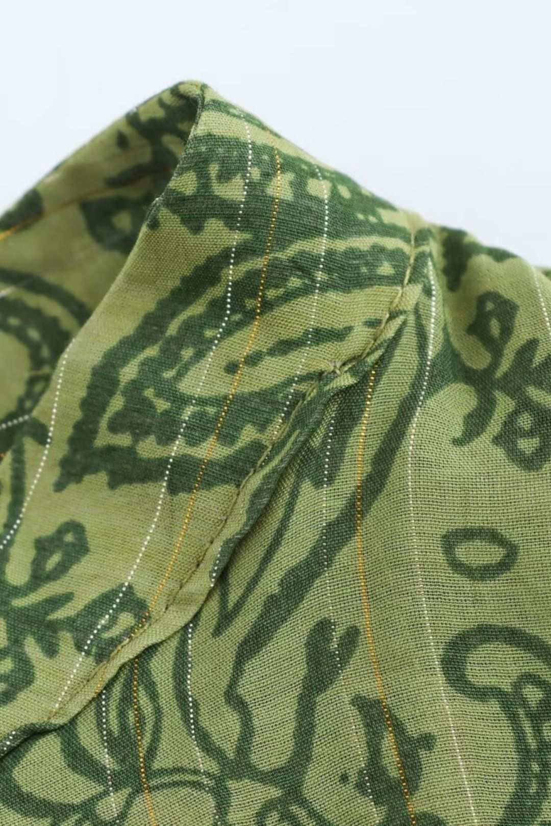 Metallic Color Line Printed Shirt Pants