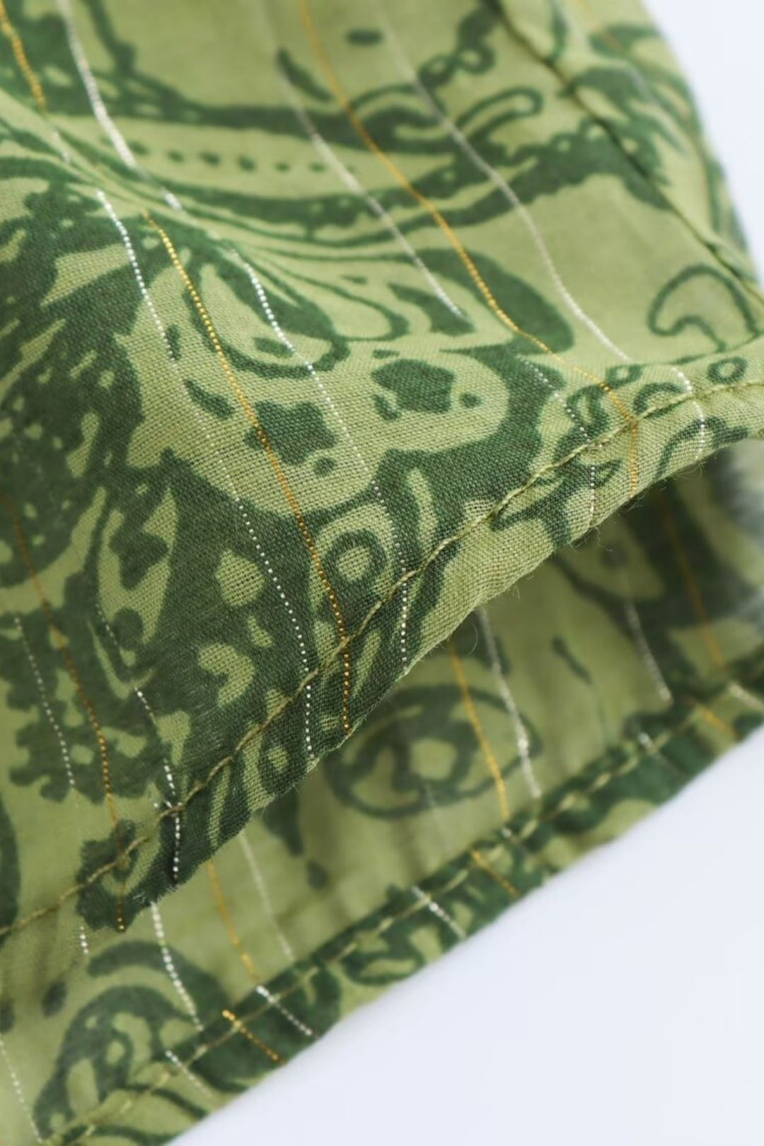 Metallic Color Line Printed Shirt Pants