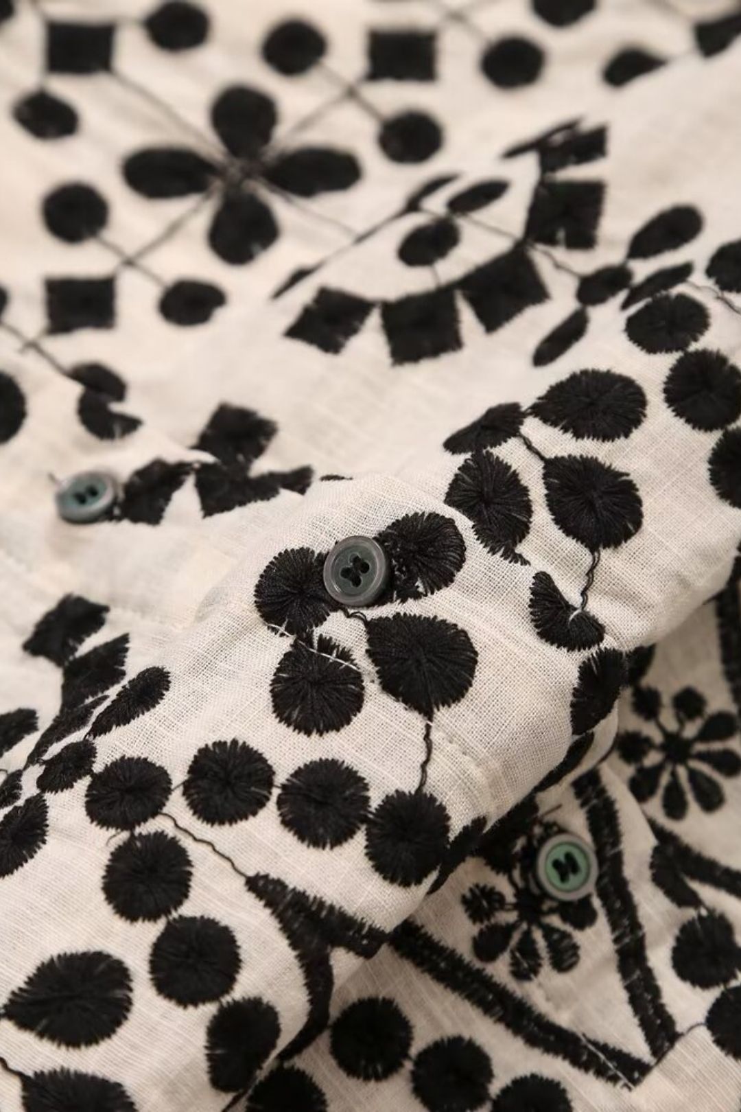 Contrast Color Embroidery Shirt High Waist Shorts Pants