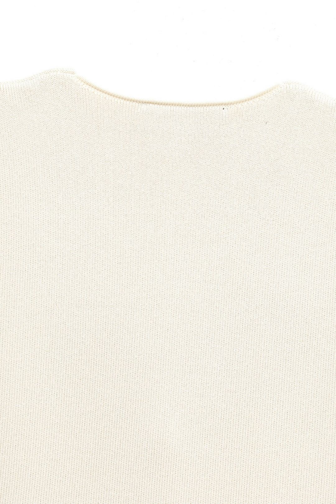 Button Knitted Vest Skirt