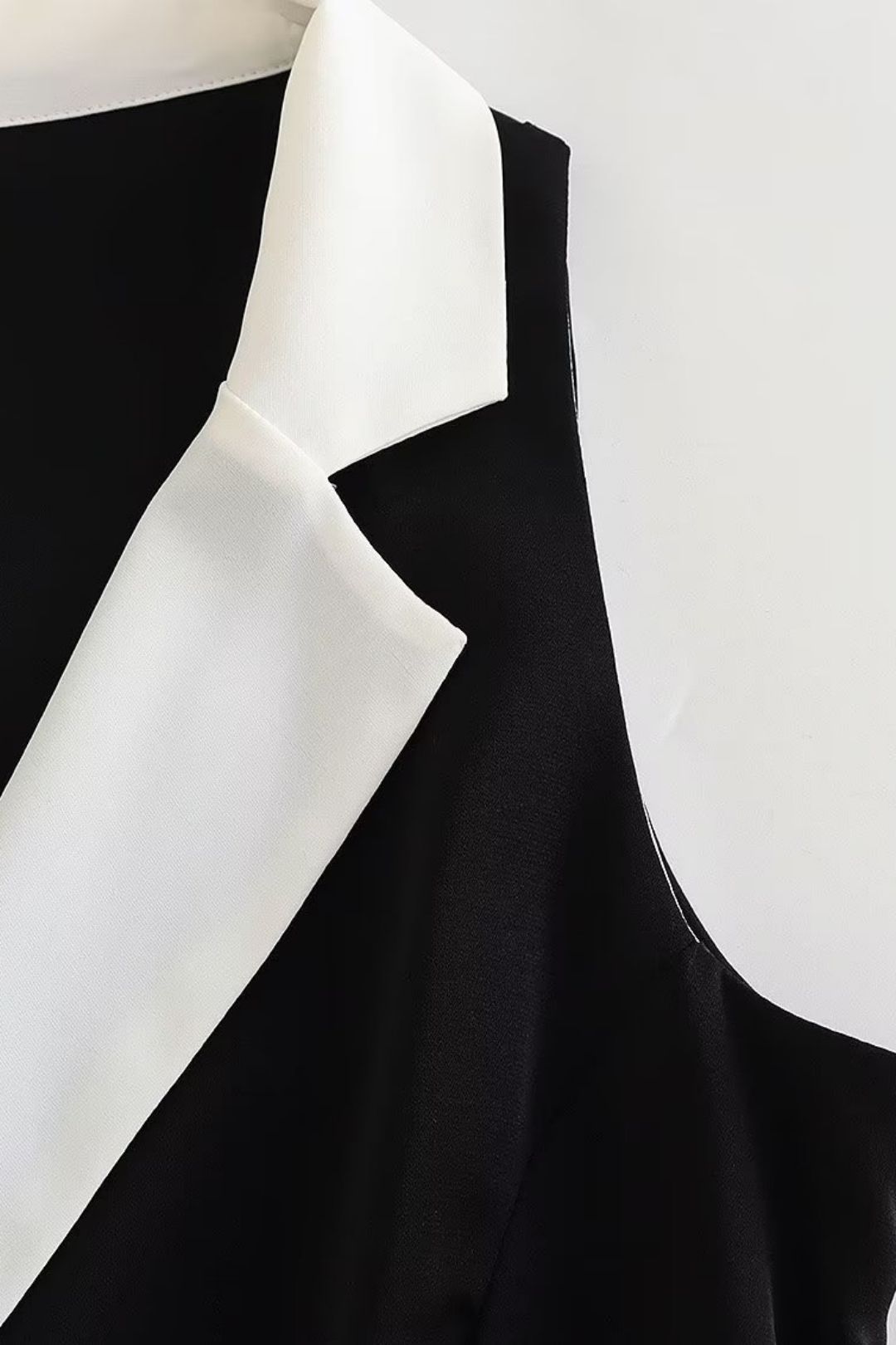 Waist Slimming Splicing Design Pleated Shirt Dress