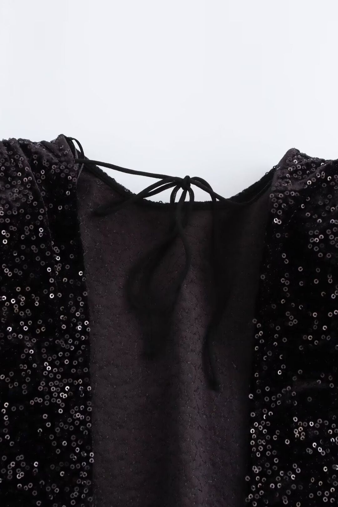 Niche Sequin Velvet Short Dress