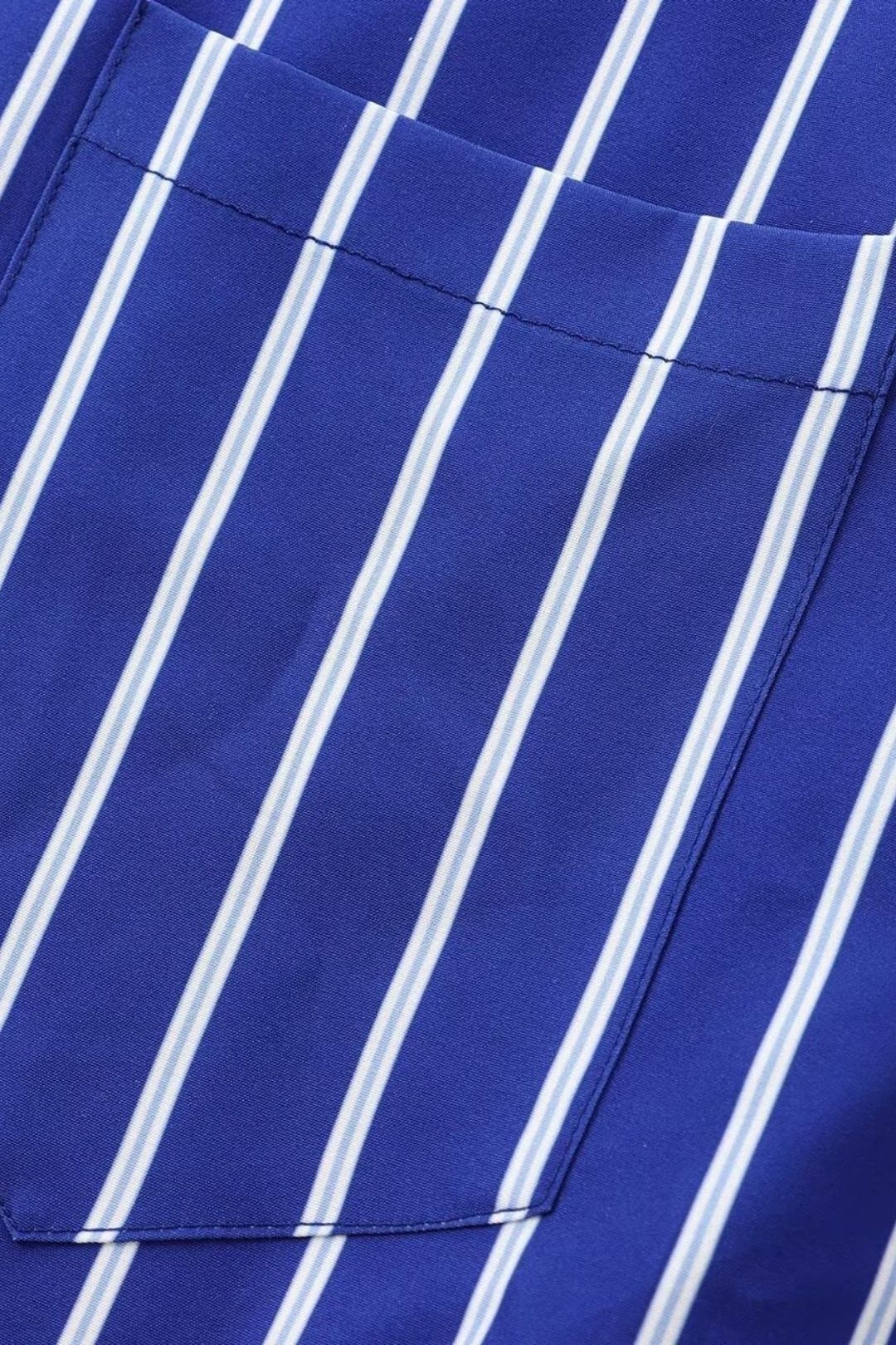 Versatile Bat Sleeve Striped Long Sleeve Casual Shirt