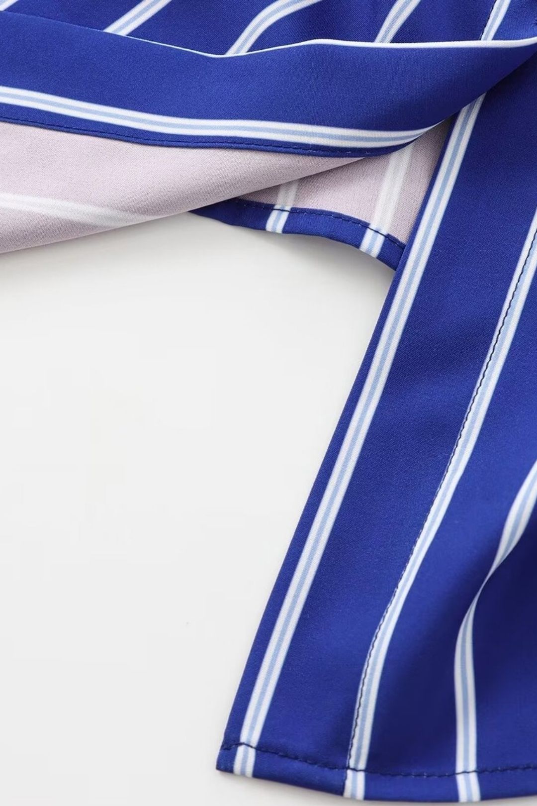 Versatile Bat Sleeve Striped Long Sleeve Casual Shirt