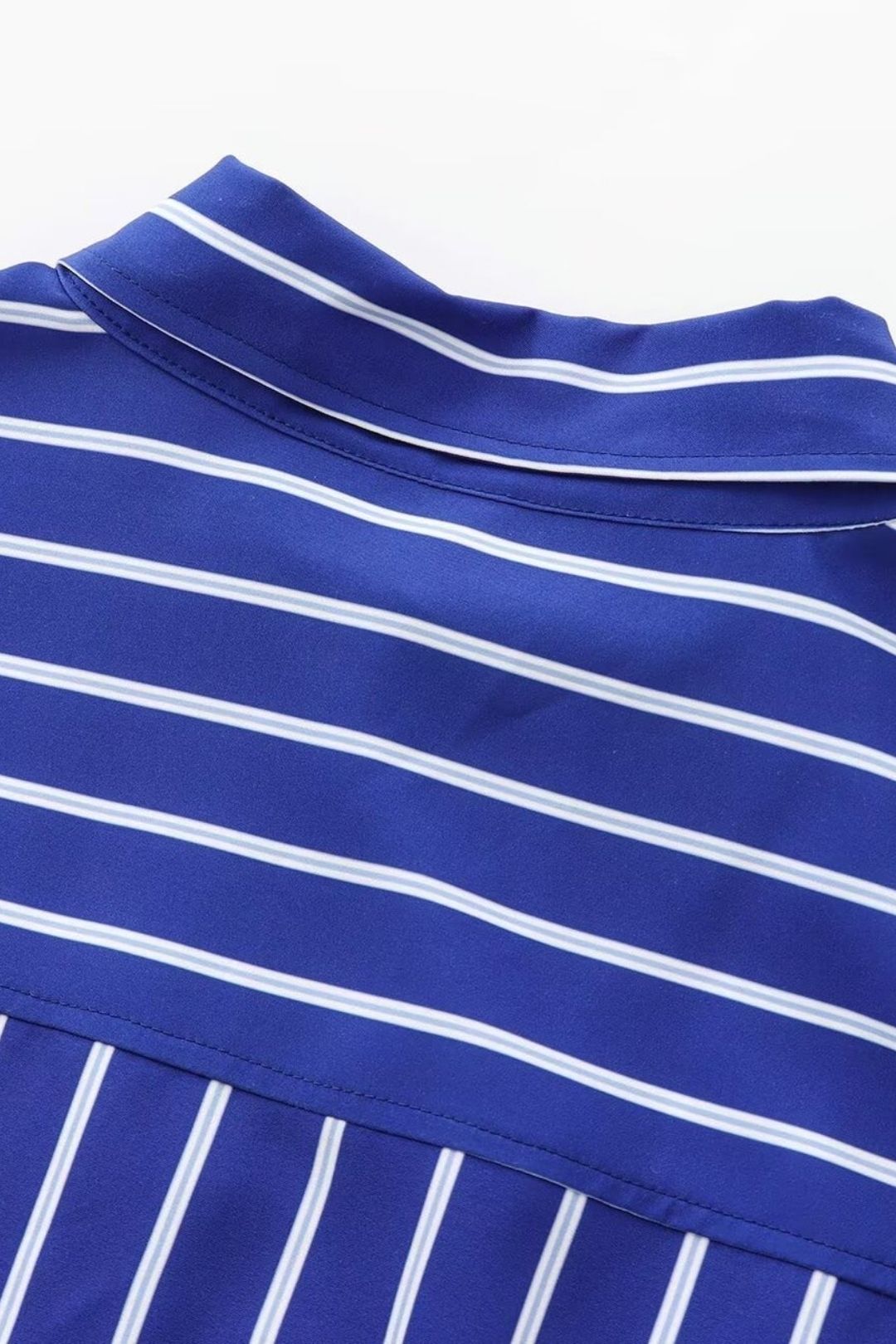 Versatile Bat Sleeve Striped Long Sleeve Casual Shirt