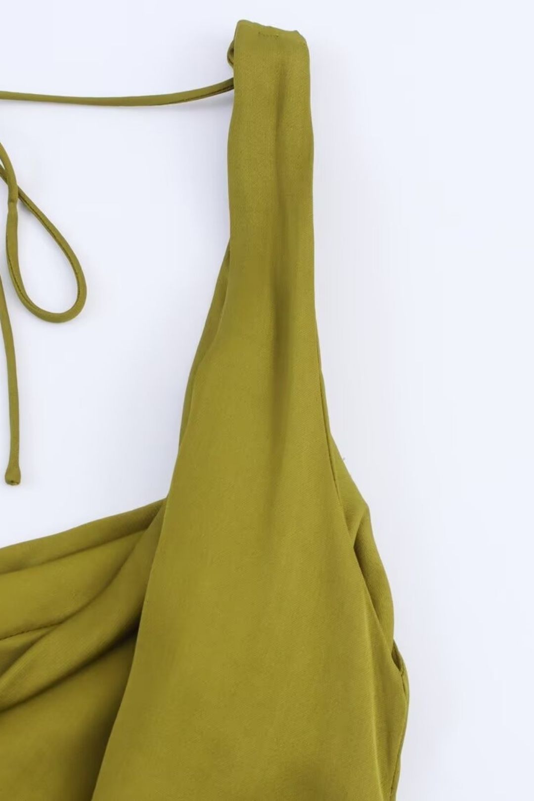 Satin Texture Midi Dress