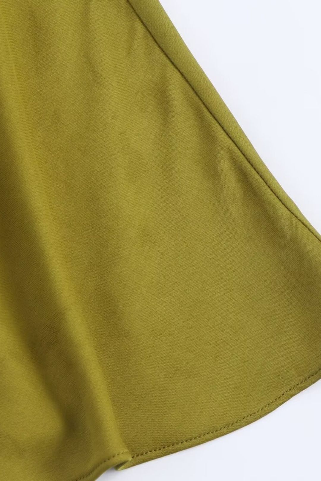 Satin Texture Midi Dress