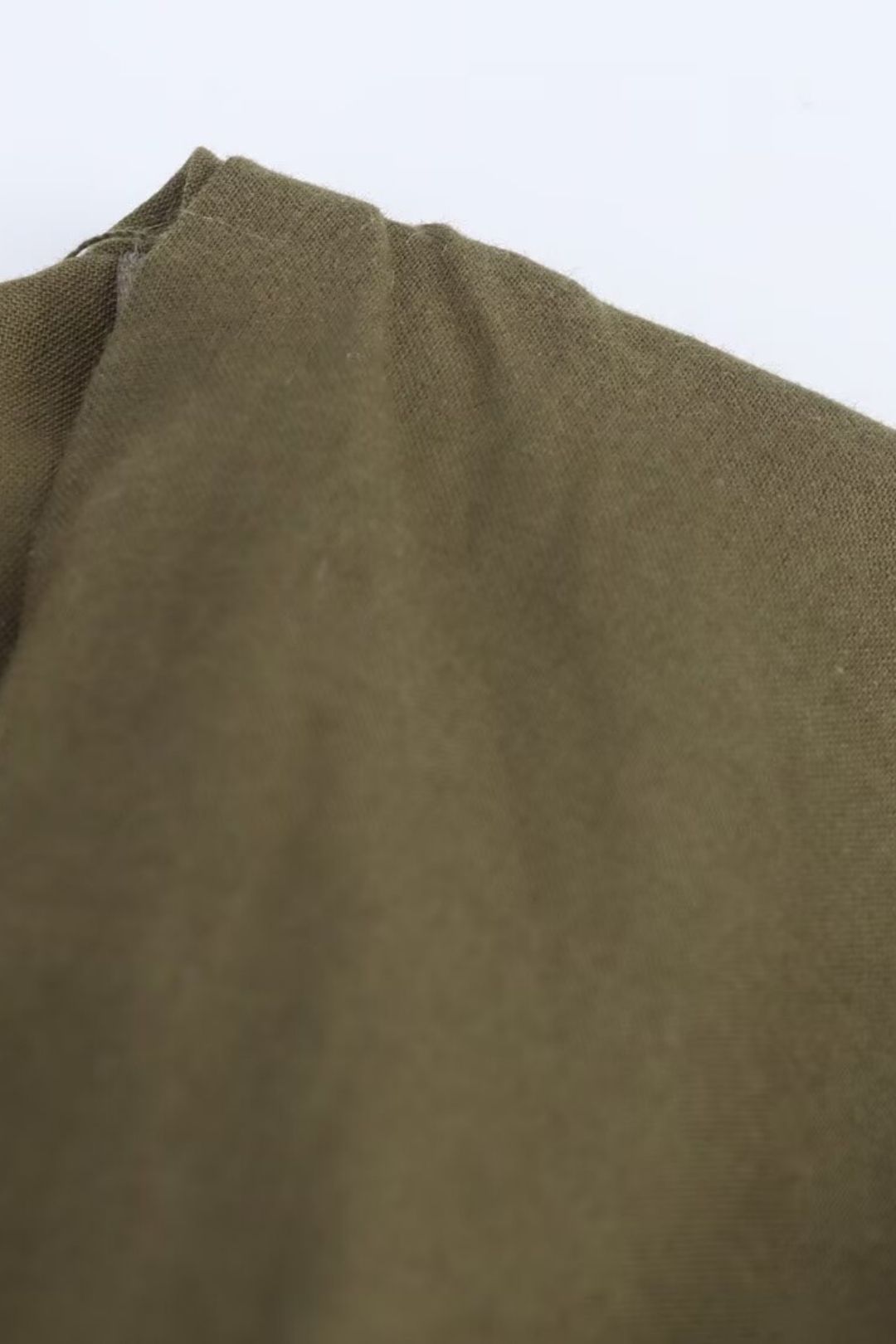 Slim Fit Pleated Drop Shoulder Short Sleeve Midi Dress