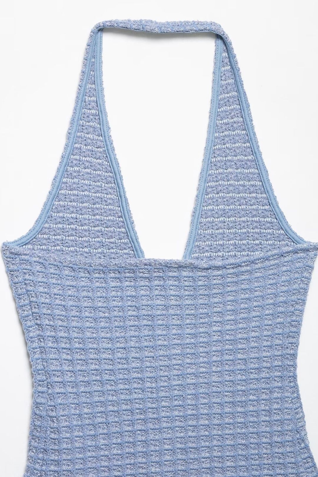 Elastic Halter Neck Dress