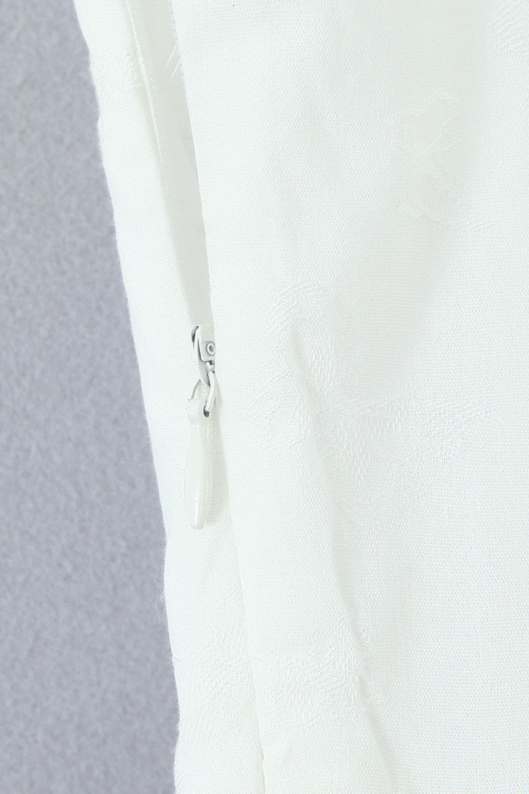 White Lace Spliced Waist Slimming Suspender Dress