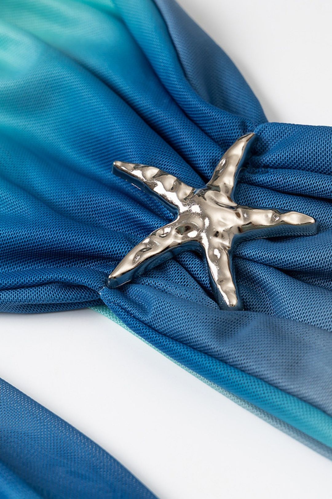 Sexy Bow-Decorated Hollow Print Contrast Color Wrap-On Backless Dress