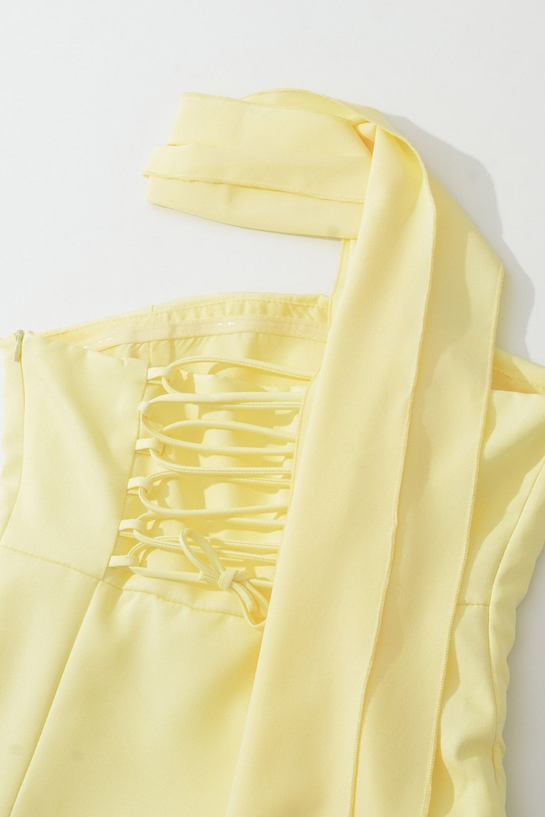 Elegant Sleeveless Waisted Strapless Dress