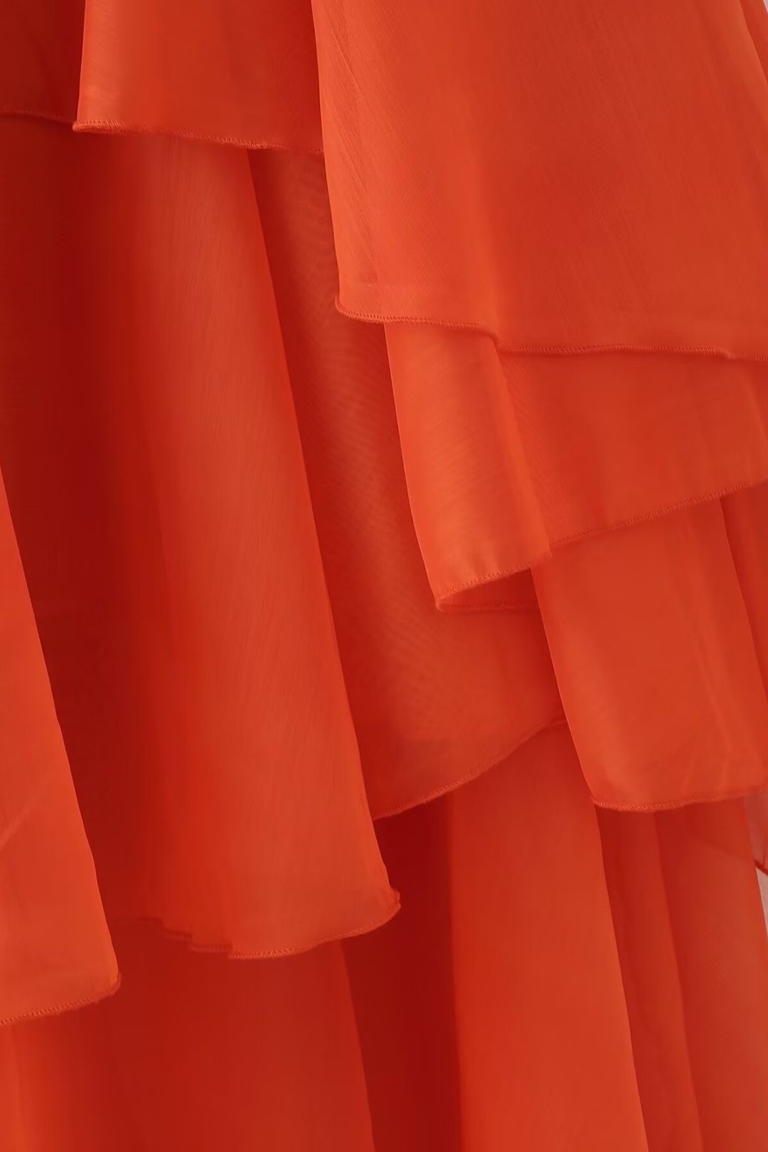 Three-Dimensional Flower Layered Decorative Suspender Dress