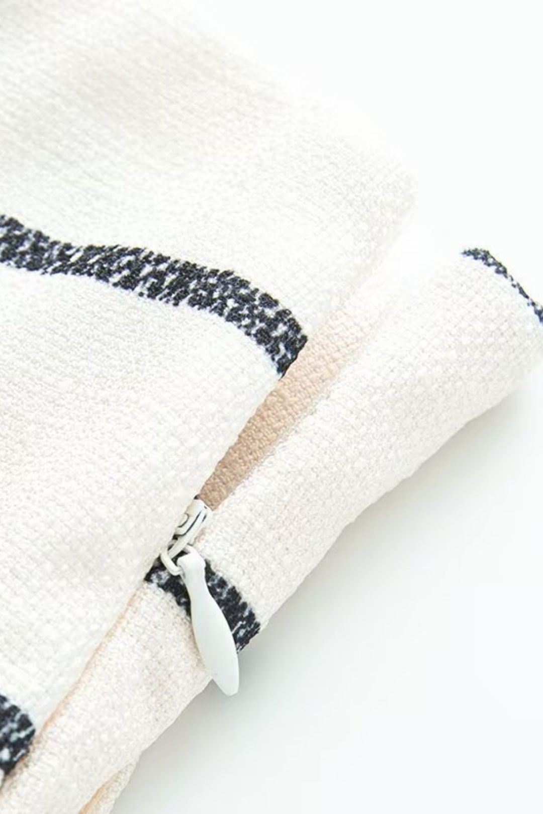 Striped Chanel Style Short Sleeve Shorts Set