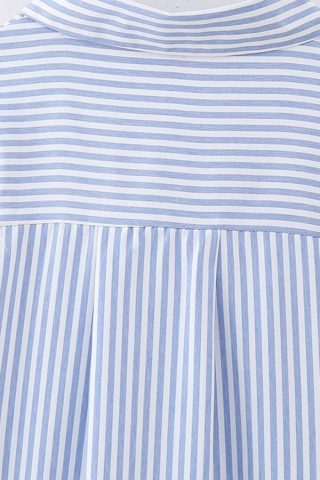 Versatile Tie-strap Lapel Loose Casual Long Sleeve Shirt