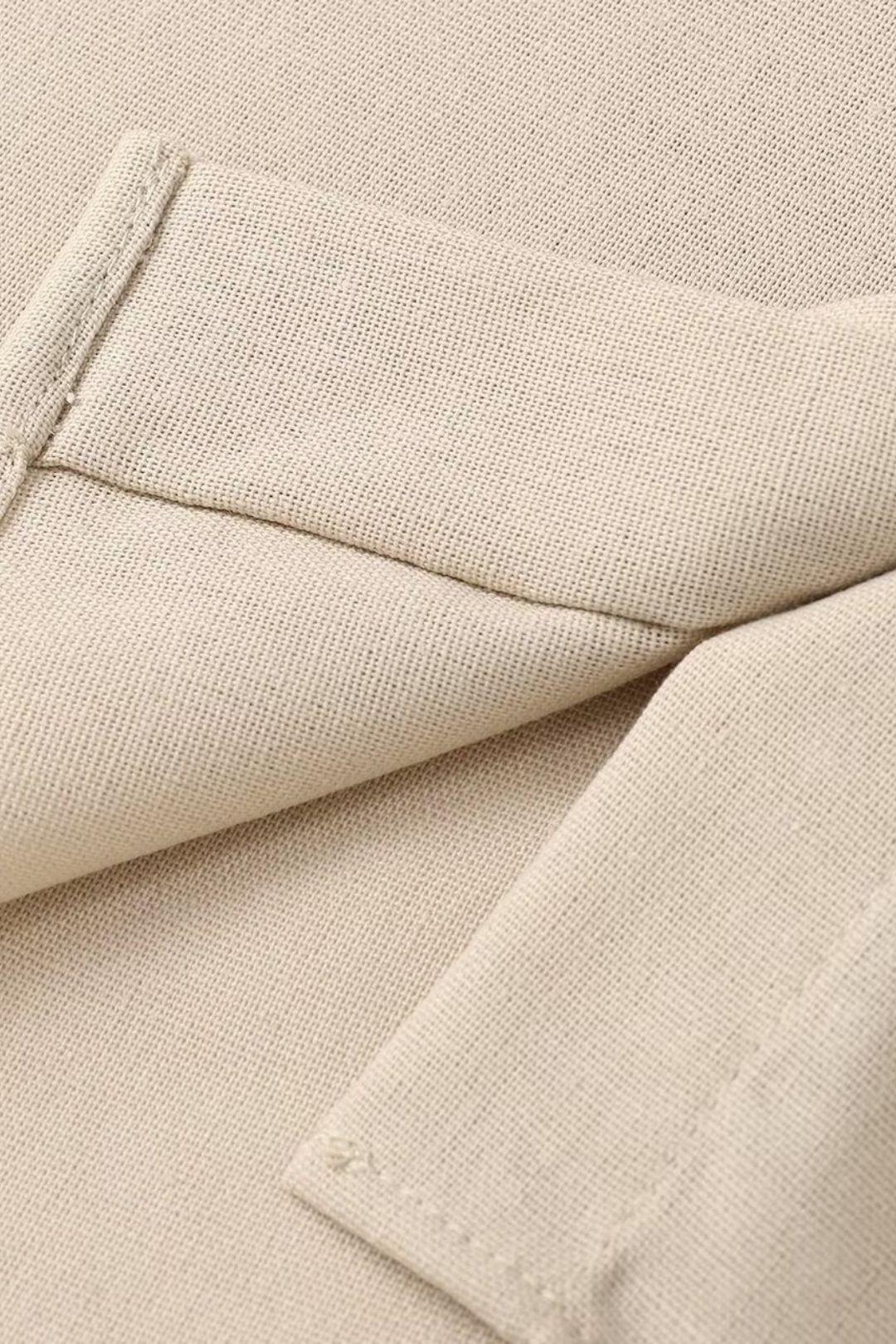 Blend Wide Sleeve Shirt Wide Leg Pants