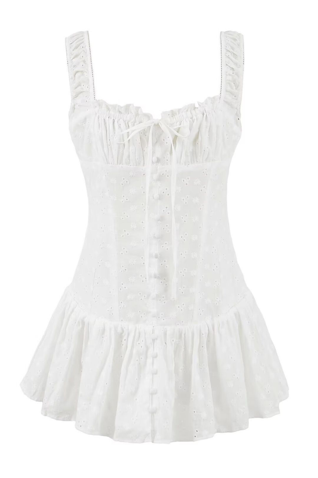 Niche Tight Waist Slimming Lace Design Short Skirt