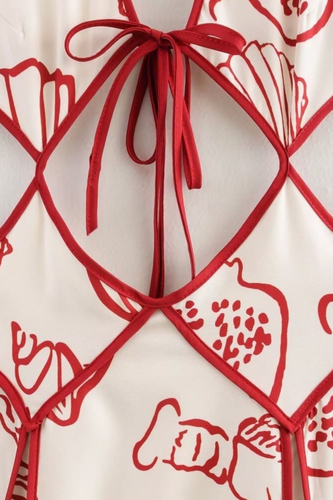 Halterneck Backless Floral Hollow Long Dress