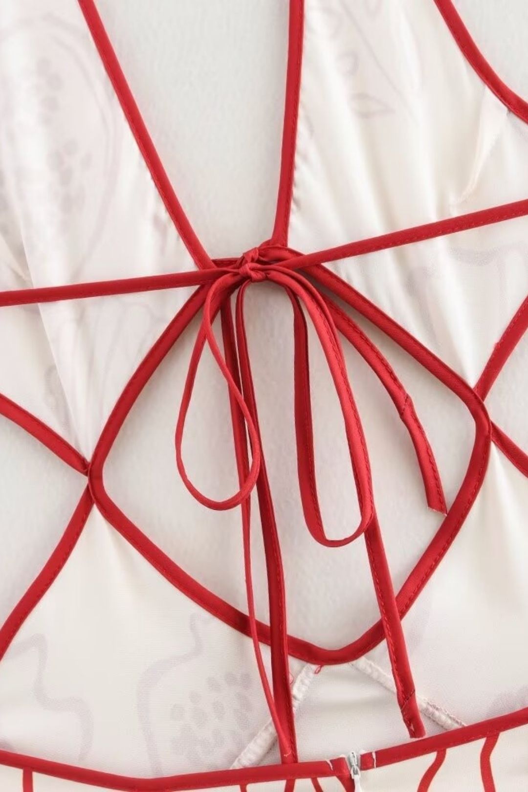 Halterneck Backless Floral Hollow Long Dress