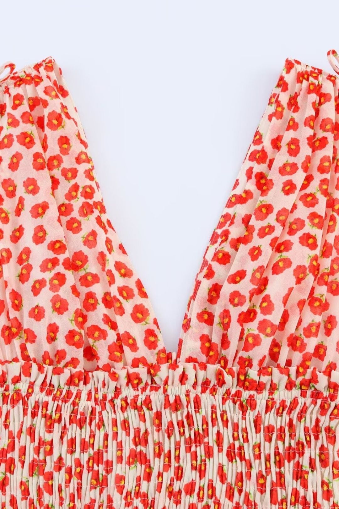 Sexy Backless Slim Fit Printed Deep V-neck Sleeveless Short Dress