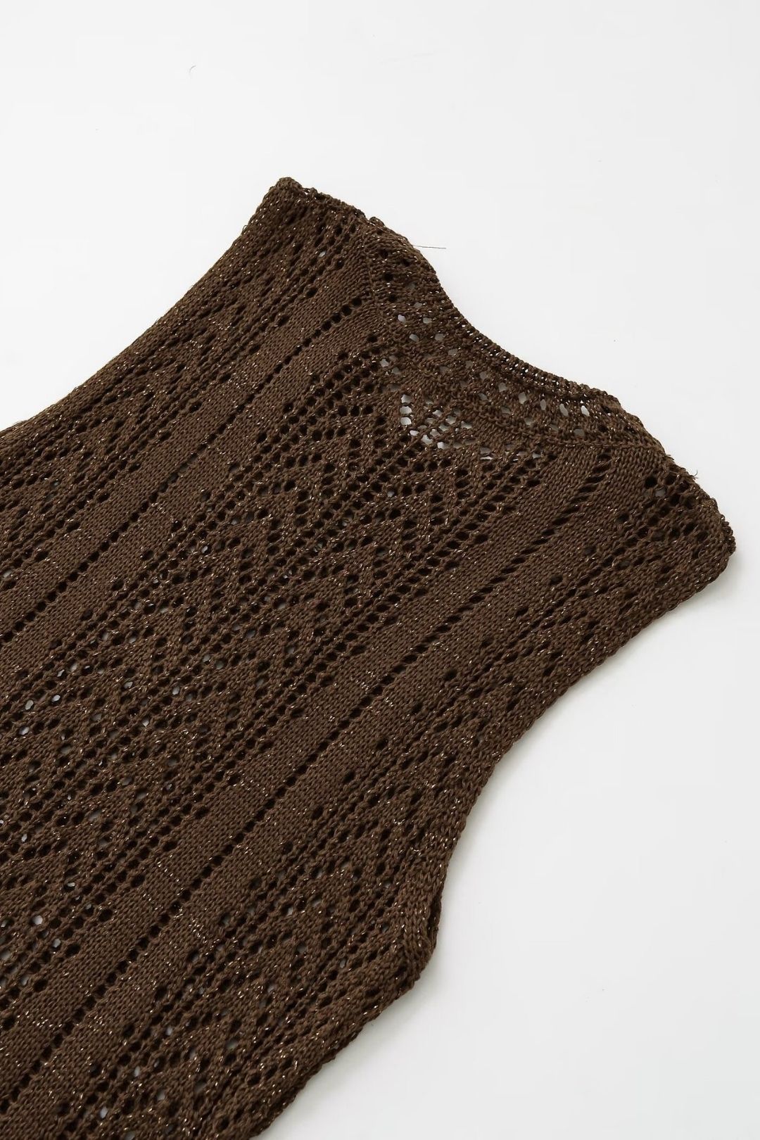 Slim Round Neck Sleeveless Knitted Mini Dress