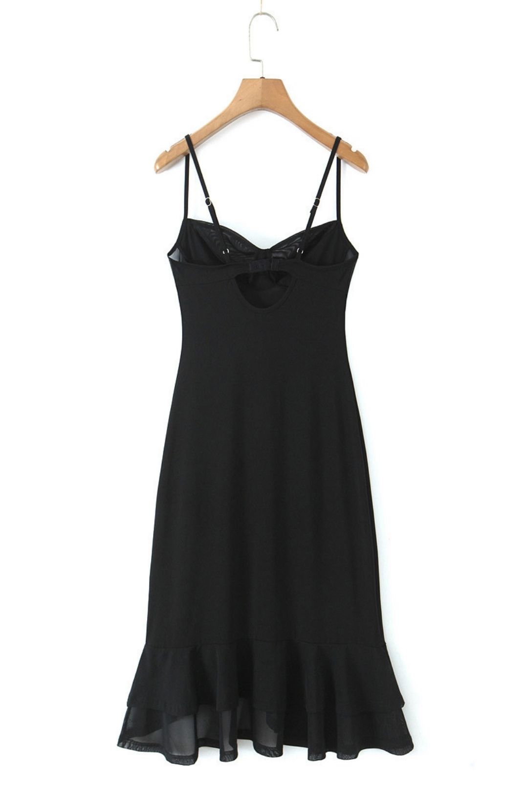 Elegant Splicing Suspenders, Irregular Skirt Fishtail Skirt