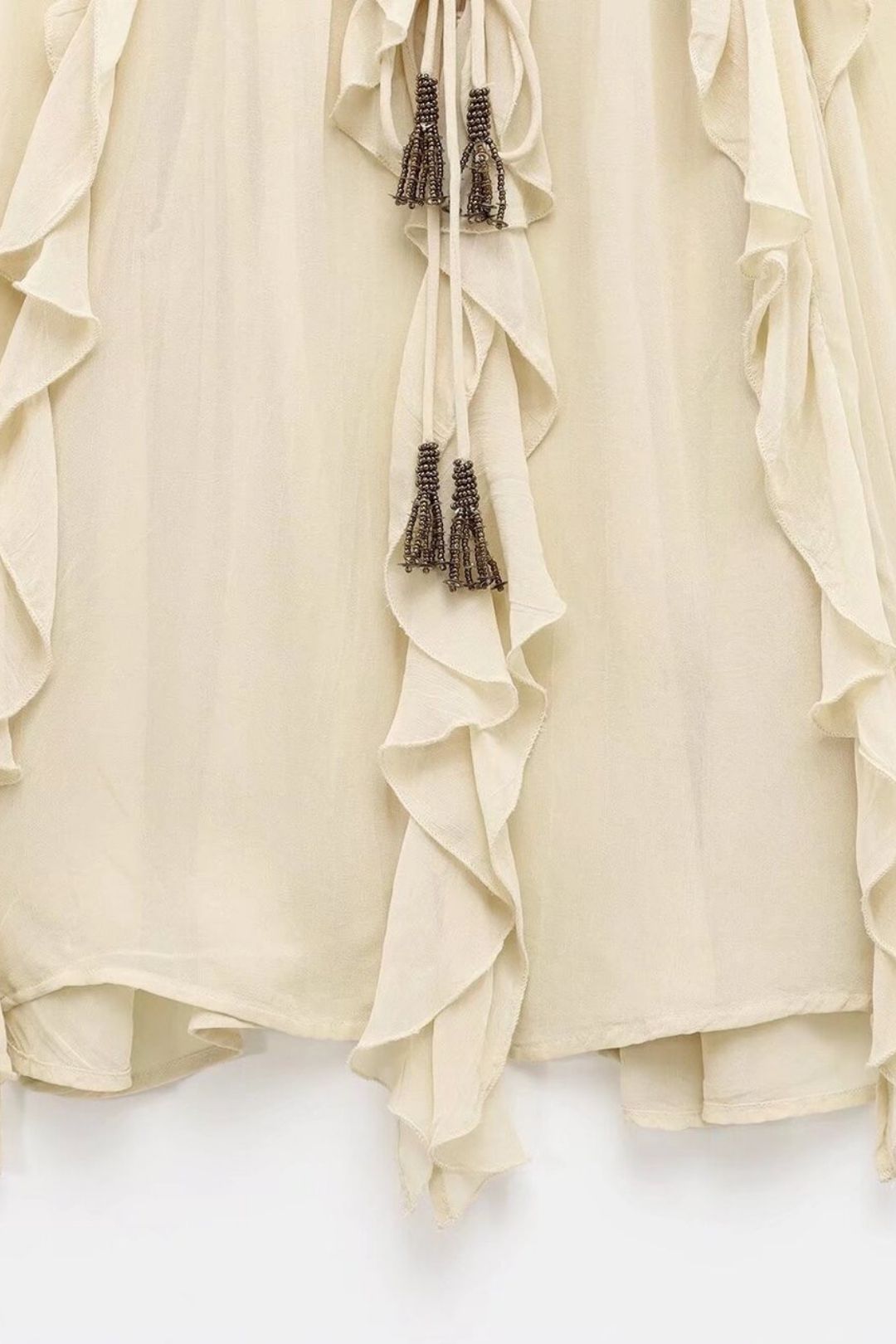 Decorative Romantic Style Long-sleeved Shirt