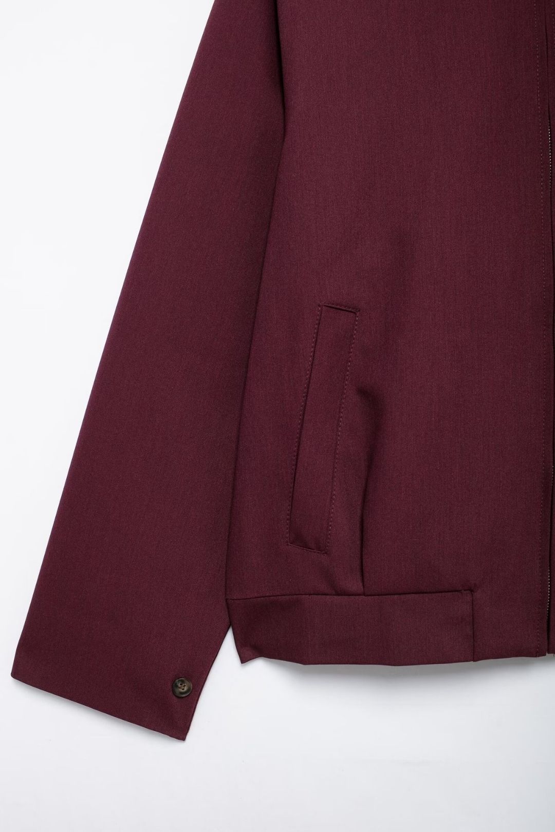 Zipper Pocket Jacket And Mini Skirt