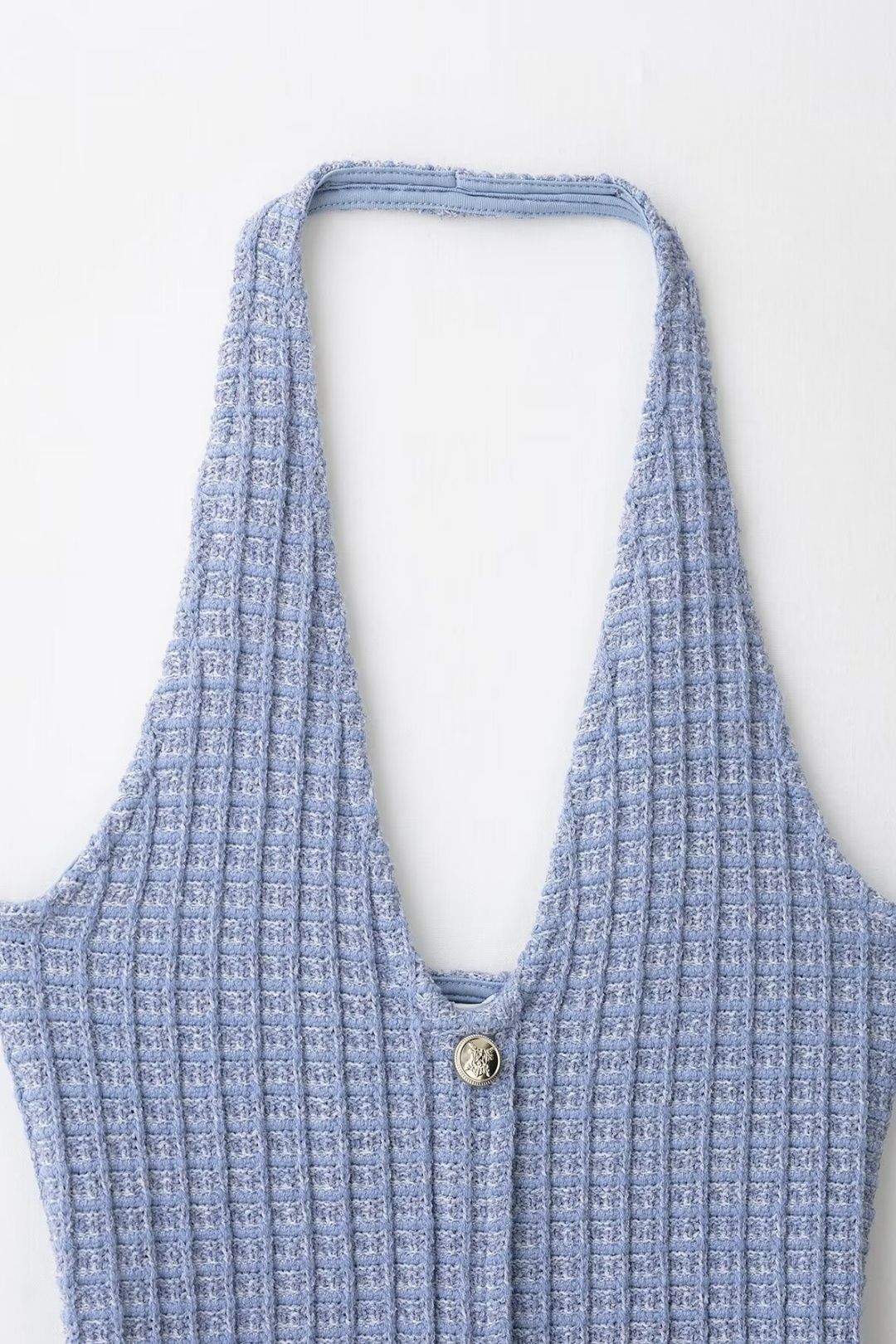 Fashion Stretch Halter Mini  Dress