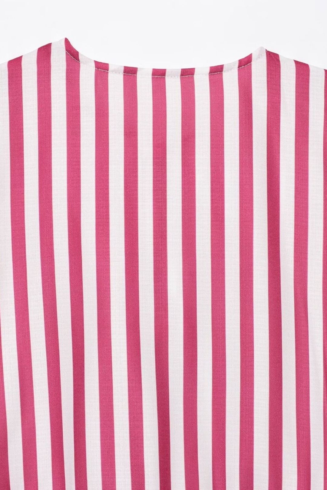 Versatile Vertical Striped Bow Tie Shirt Shorts Set