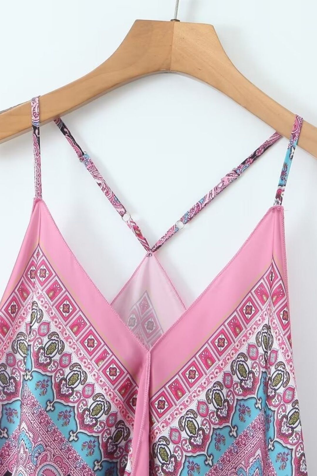 Casual Bat Print Hip-wrapped Sling Dress