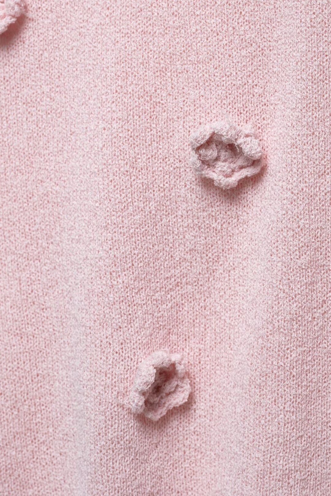 Three-Dimensional Flower Chest Tie Knitted Tube Top Dress