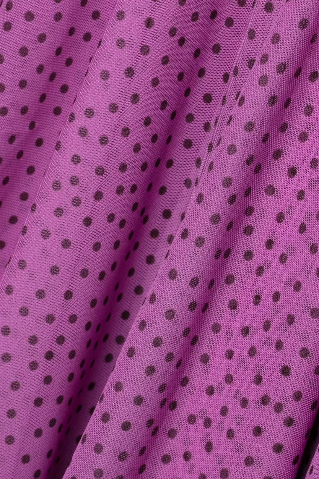 S Clothing Temperament Slim Polka Dot Pleated Off-the-shoulder Tube Top Long Dress