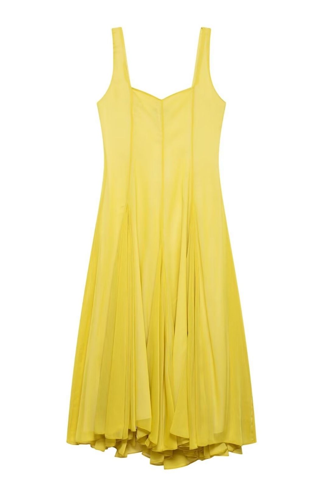 Sleeveless Slim Backless Wide Shoulder Strap Midi Dress