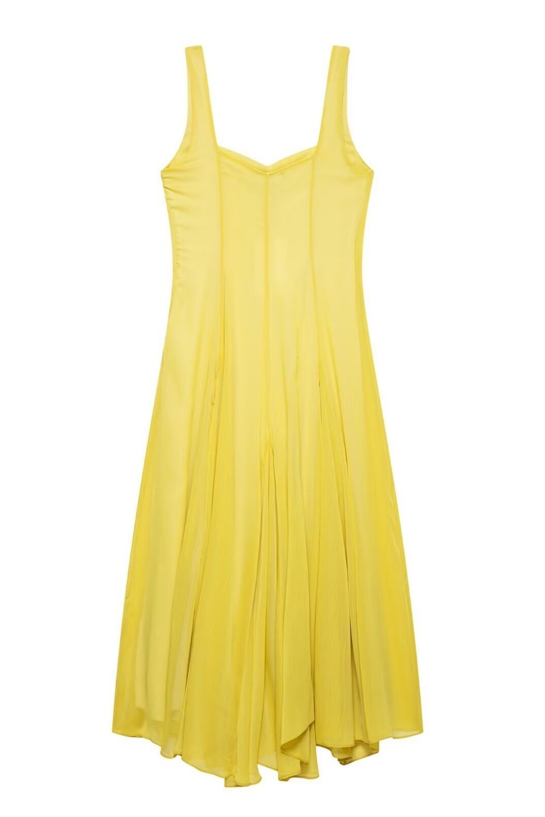 Sleeveless Slim Backless Wide Shoulder Strap Midi Dress