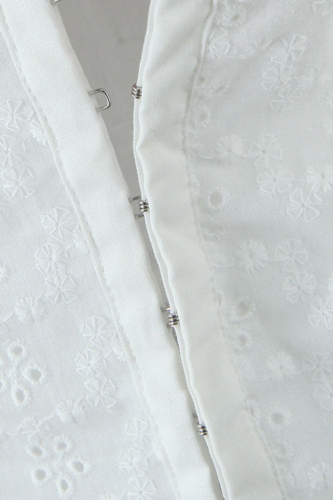 Flower Embroidery Lace Stitching Fishbone Suspender Top