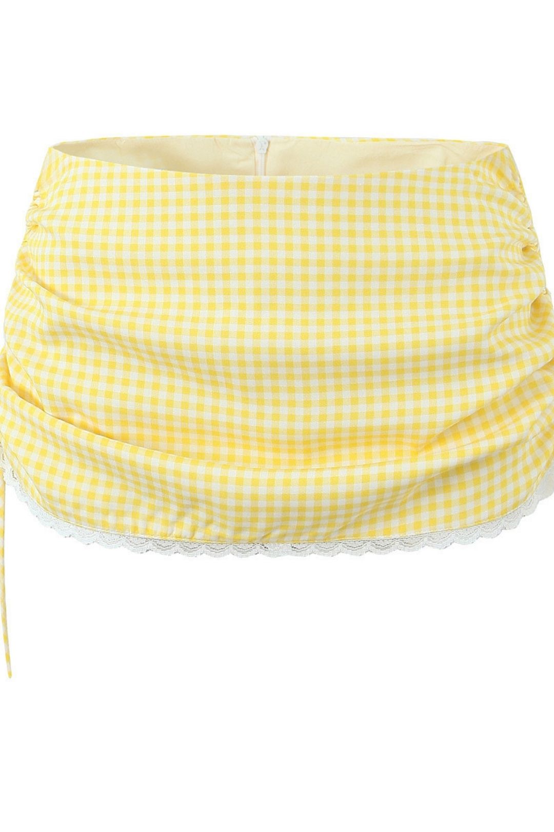 Lace-up Halter Neck Fishbone Suspender Top Skirt