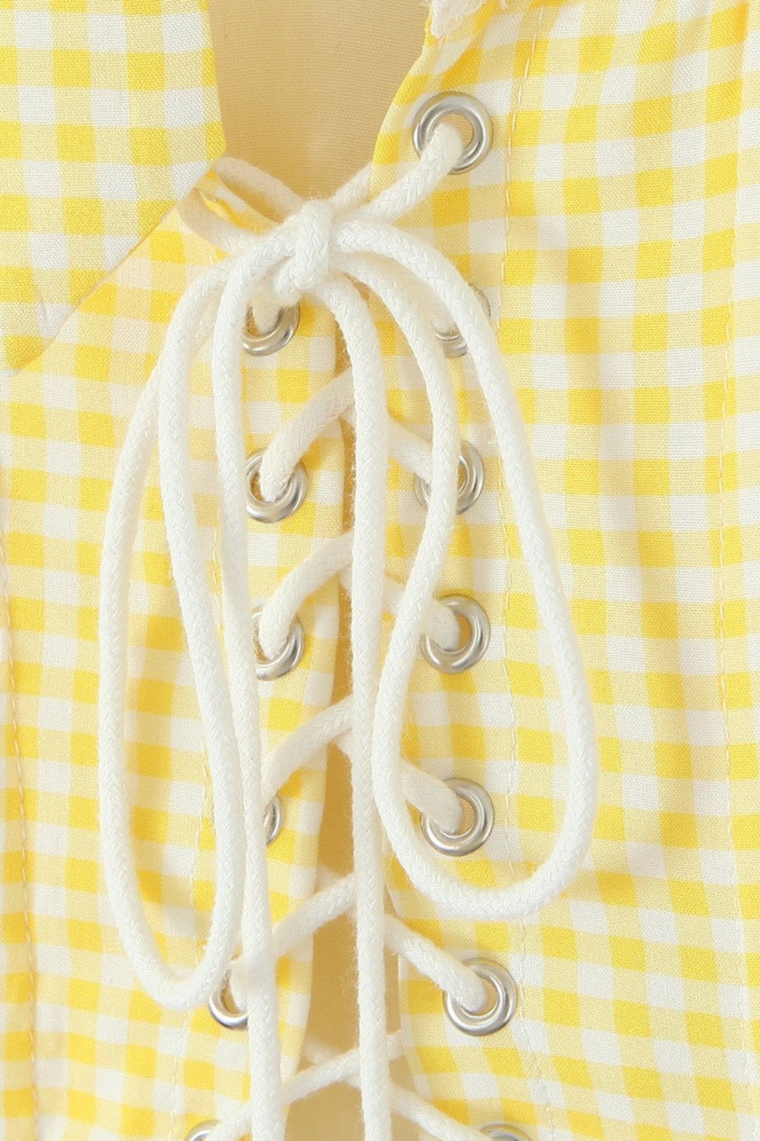 Lace-up Halter Neck Fishbone Suspender Top Skirt