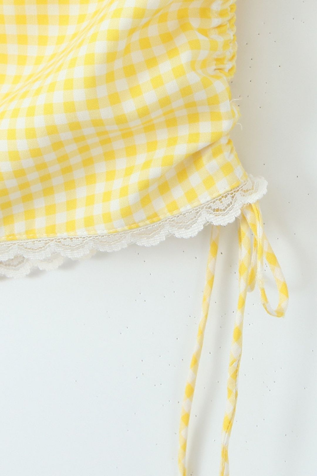 Lace-up Halter Neck Fishbone Suspender Top Skirt