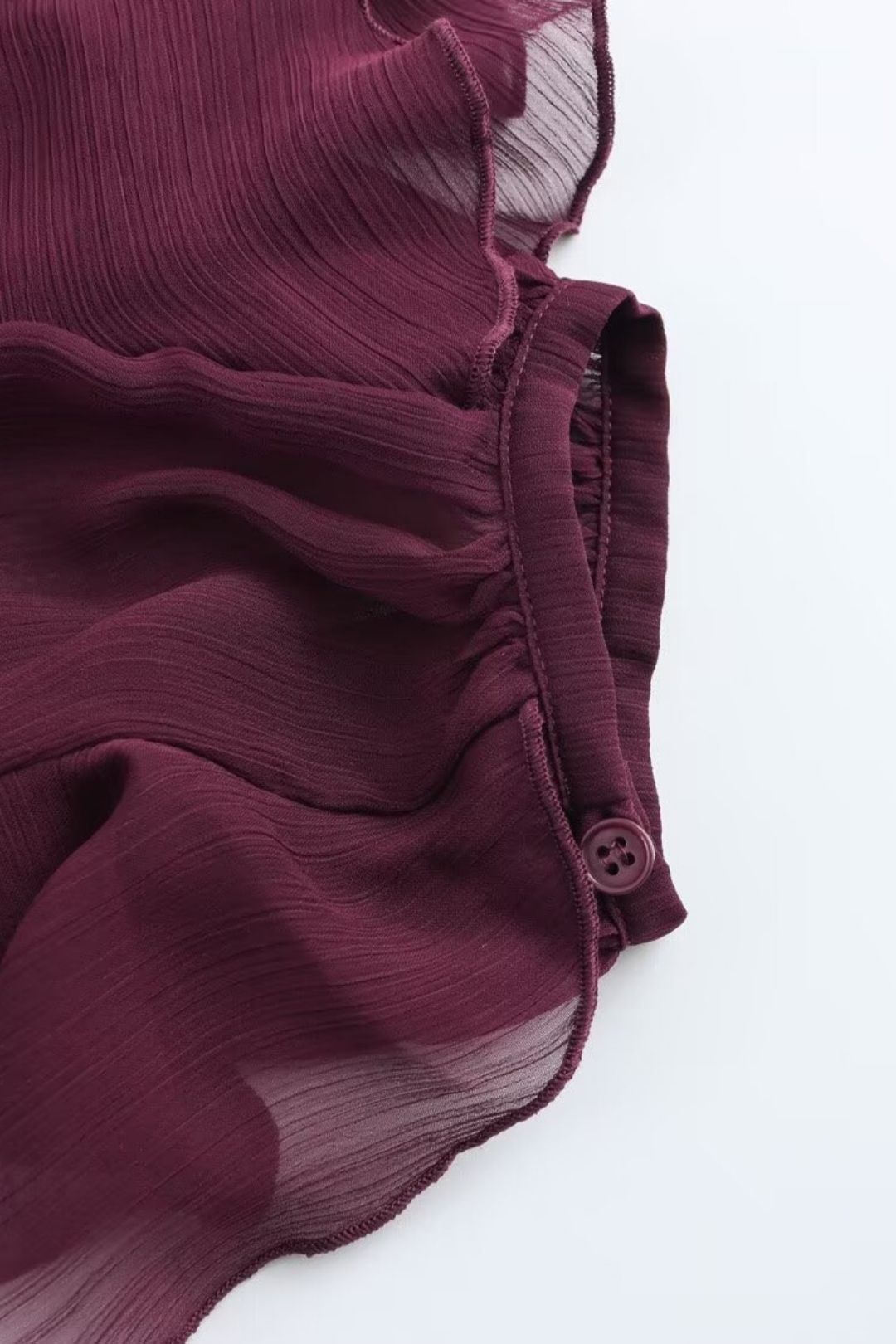 Layered Decoration Fashion V-neck Long-sleeved Shirt