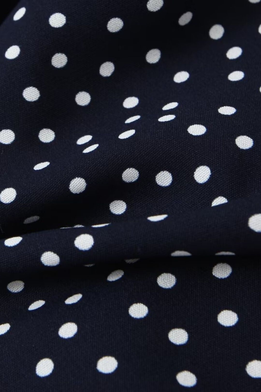 V-neck Waist French Lace Splicing Polka Dot Short Sleeve Dress