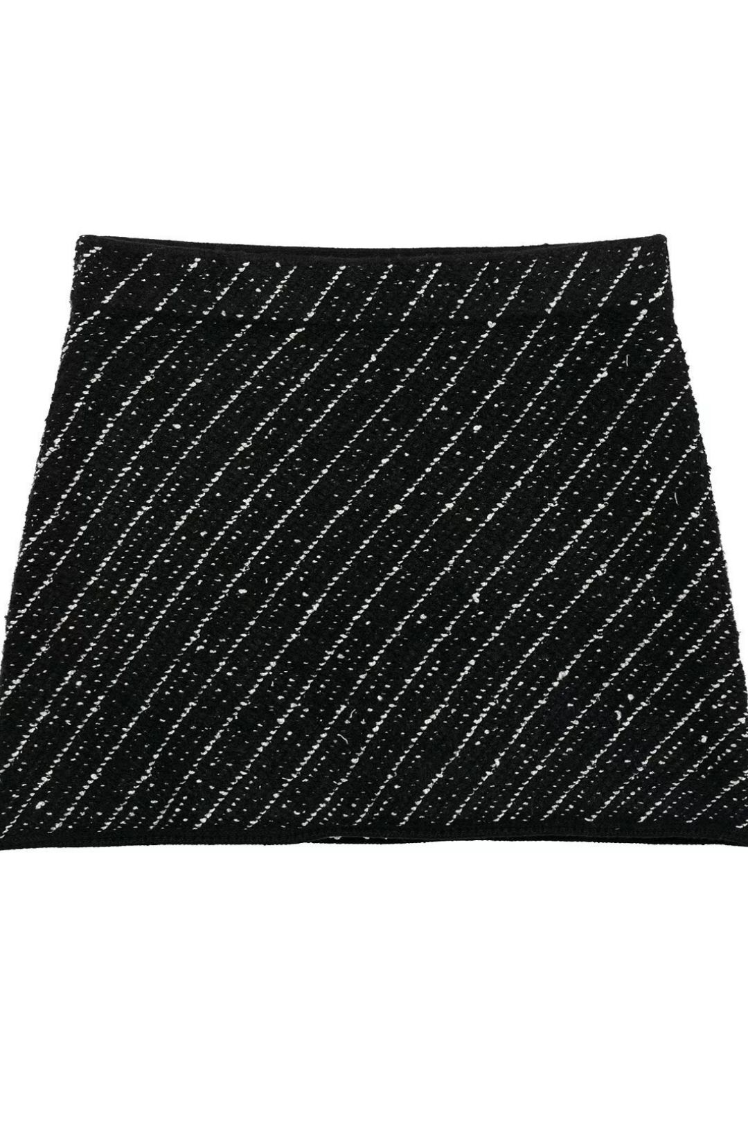 Splicing Lapel Long Sleeve Knitted Jacket And Skirt